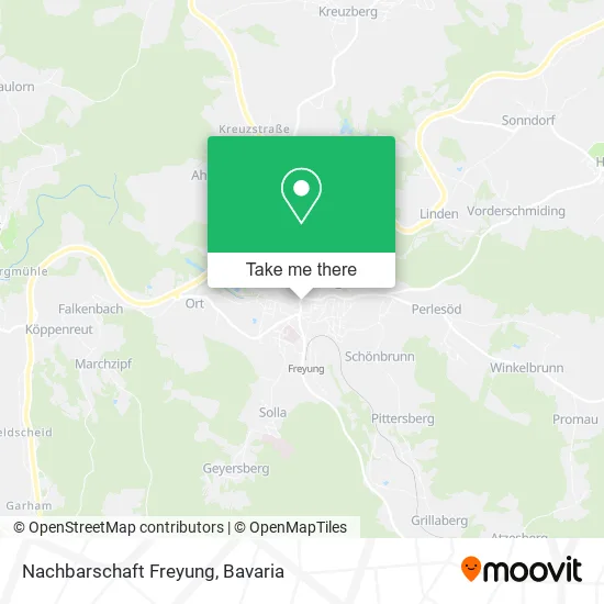 Карта Nachbarschaft Freyung