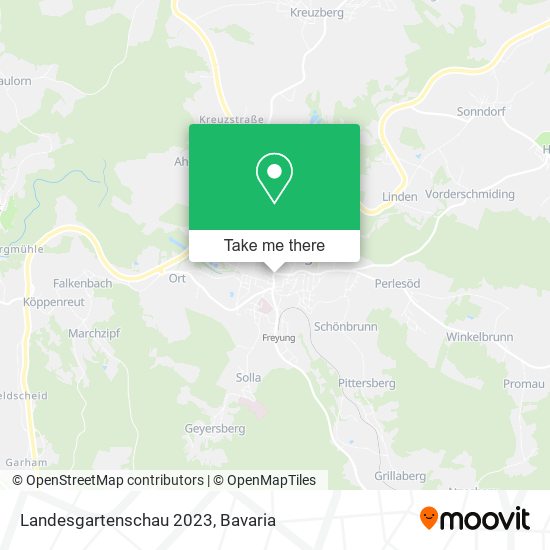 Landesgartenschau 2023 map