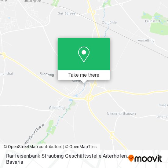 Raiffeisenbank Straubing Geschäftsstelle Aiterhofen map