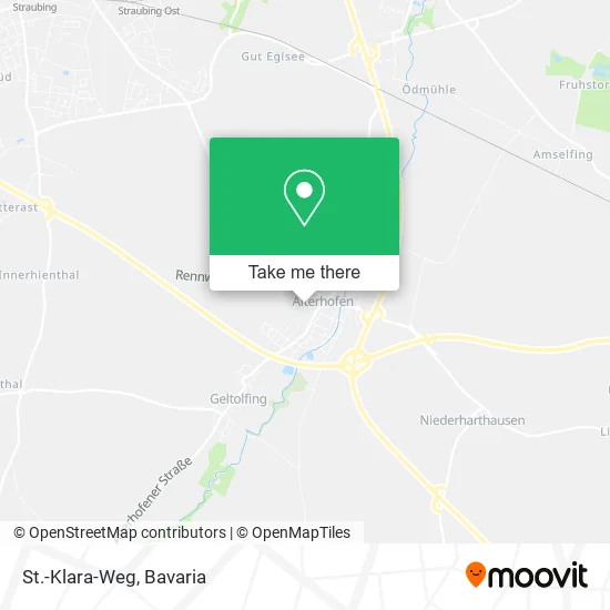 Карта St.-Klara-Weg