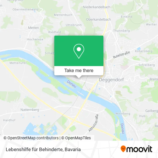 Карта Lebenshilfe für Behinderte