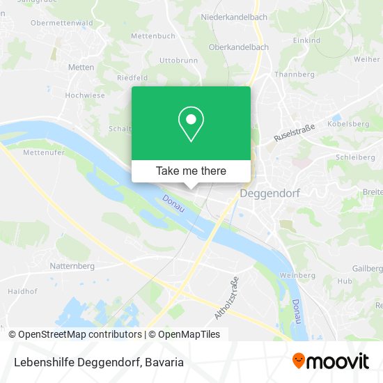 Lebenshilfe Deggendorf map