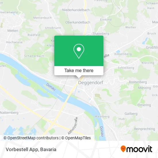 Карта Vorbestell App