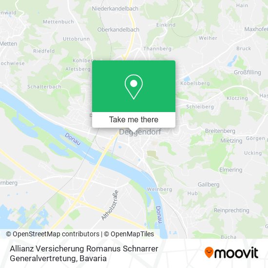 Allianz Versicherung Romanus Schnarrer Generalvertretung map