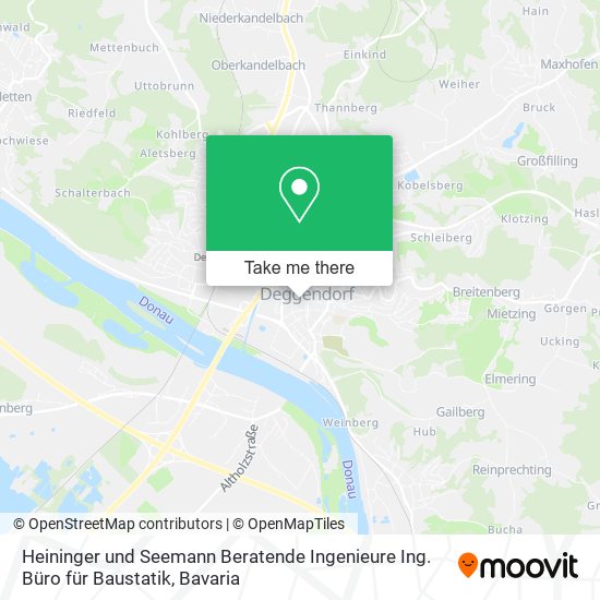 Heininger und Seemann Beratende Ingenieure Ing. Büro für Baustatik map