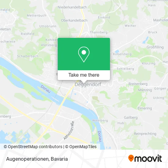 Карта Augenoperationen