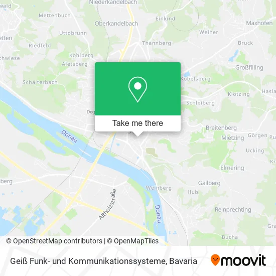 Карта Geiß Funk- und Kommunikationssysteme