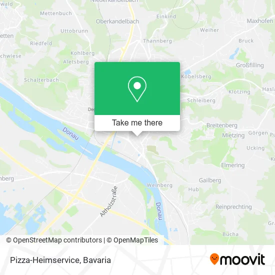 Карта Pizza-Heimservice