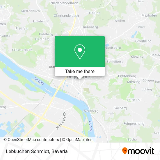 Lebkuchen Schmidt map