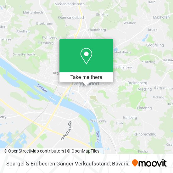Spargel & Erdbeeren Gänger Verkaufsstand map