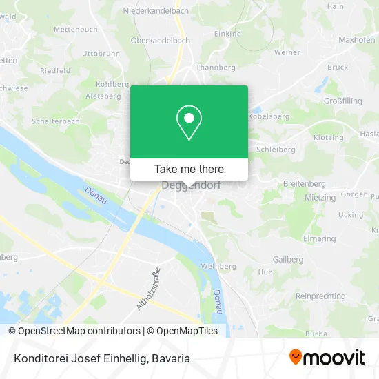 Карта Konditorei Josef Einhellig