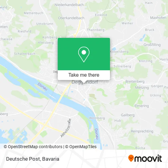 Карта Deutsche Post