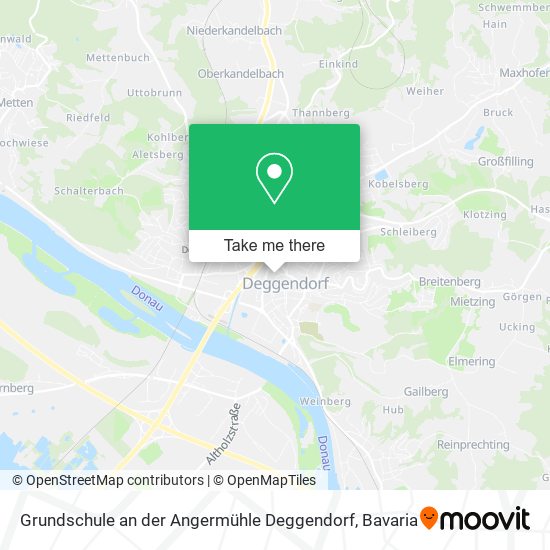 Grundschule an der Angermühle Deggendorf map