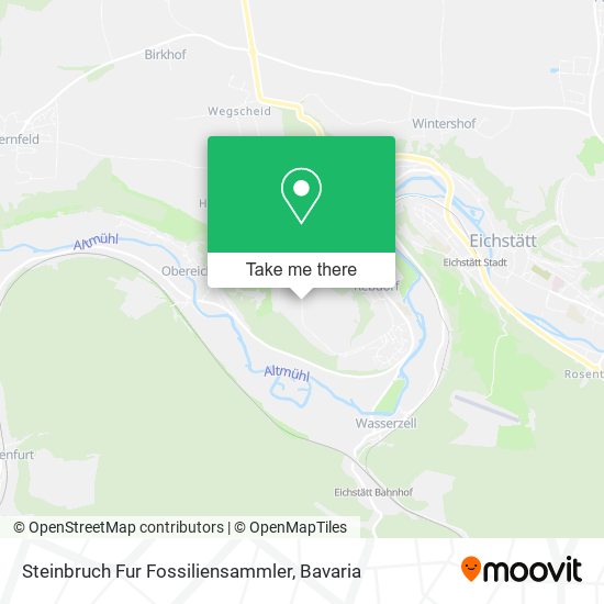 Steinbruch Fur Fossiliensammler map