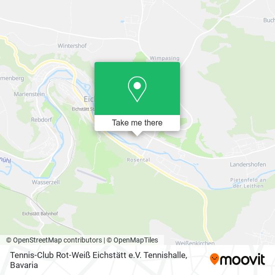 Tennis-Club Rot-Weiß Eichstätt e.V. Tennishalle map