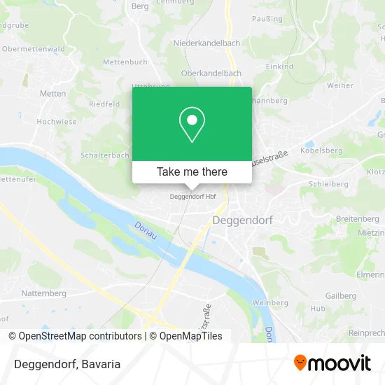 Карта Deggendorf