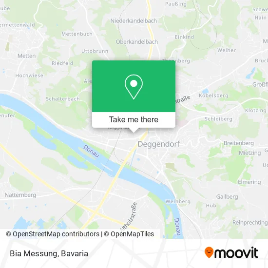Карта Bia Messung