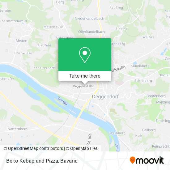 Beko Kebap and Pizza map