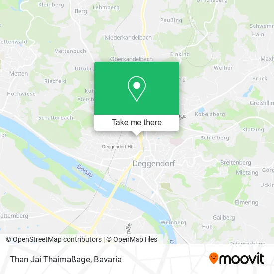 Карта Than Jai Thaimaßage