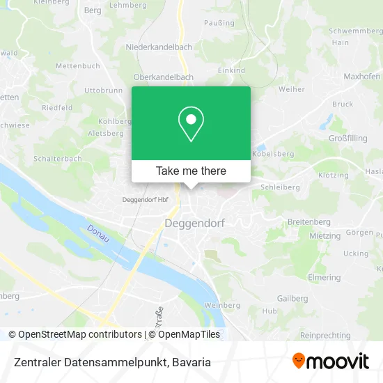 Карта Zentraler Datensammelpunkt