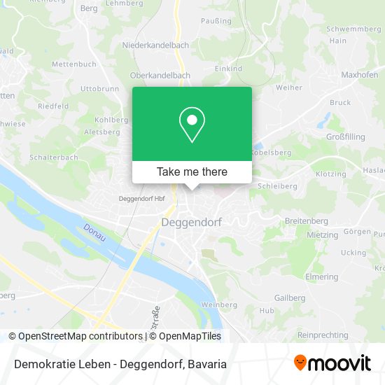 Demokratie Leben - Deggendorf map