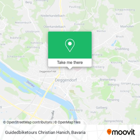 Guidedbiketours Christian Hanich map