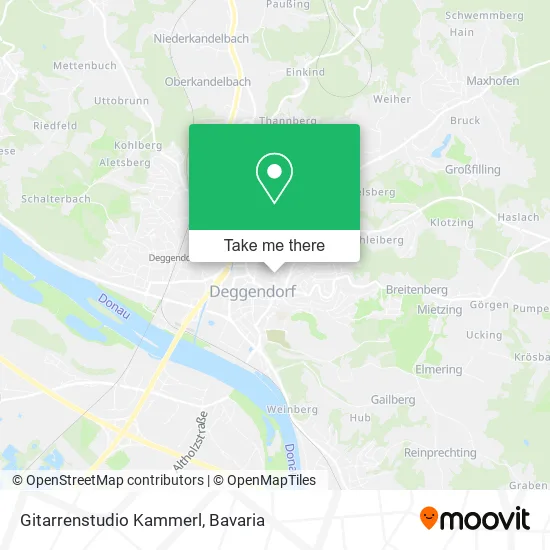 Карта Gitarrenstudio Kammerl