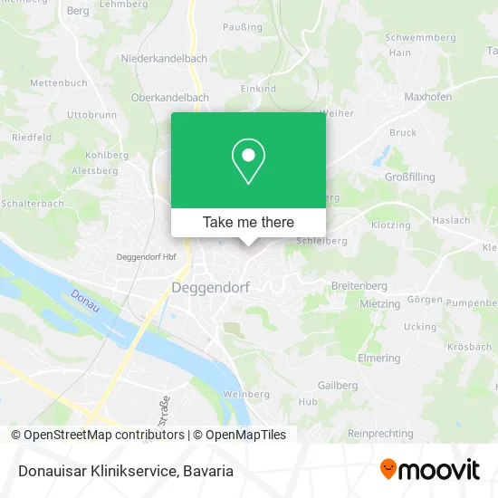 Карта Donauisar Klinikservice