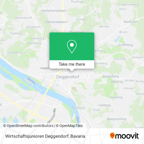 Карта Wirtschaftsjunioren Deggendorf