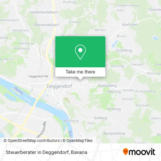 Steuerberater in Deggendorf map