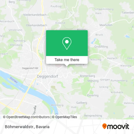 Карта Böhmerwaldstr.