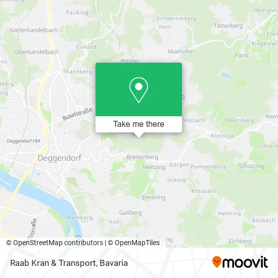 Карта Raab Kran & Transport