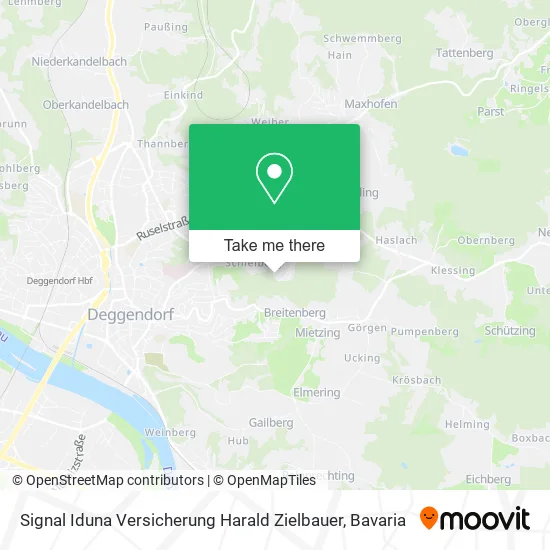 Карта Signal Iduna Versicherung Harald Zielbauer