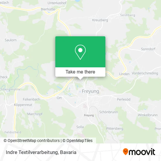 Карта Indre Textilverarbeitung