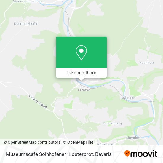 Museumscafe Solnhofener Klosterbrot map
