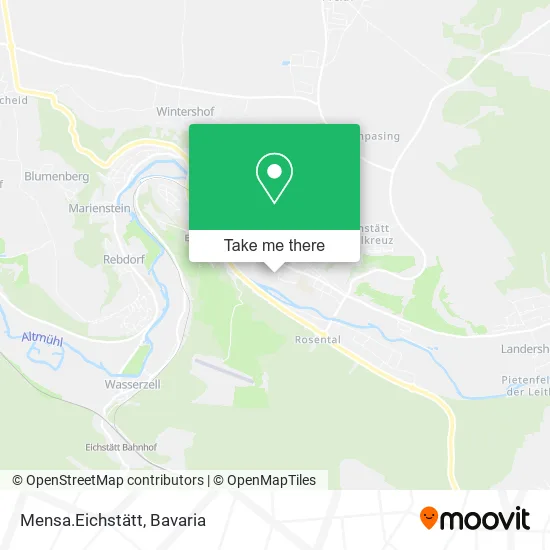 Карта Mensa.Eichstätt