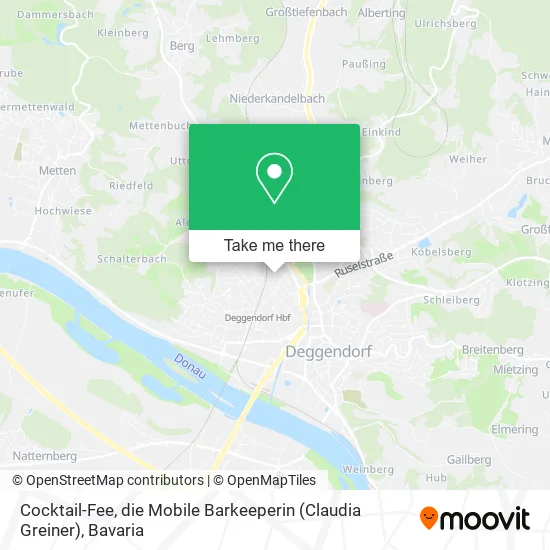 Карта Cocktail-Fee, die Mobile Barkeeperin (Claudia Greiner)