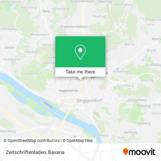 Карта Zeitschriftenladen