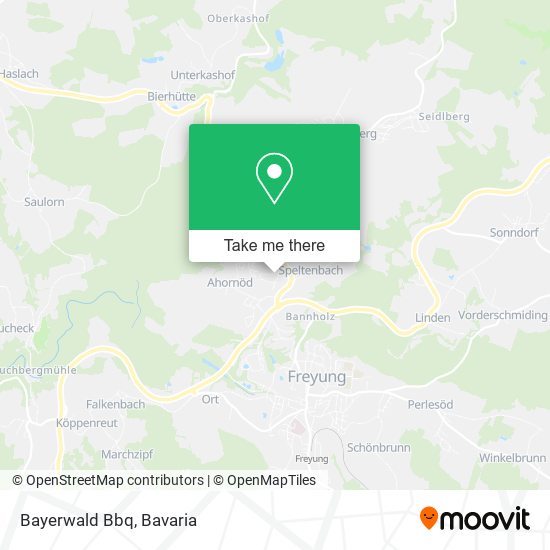 Bayerwald Bbq map