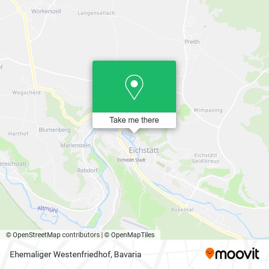 Ehemaliger Westenfriedhof map