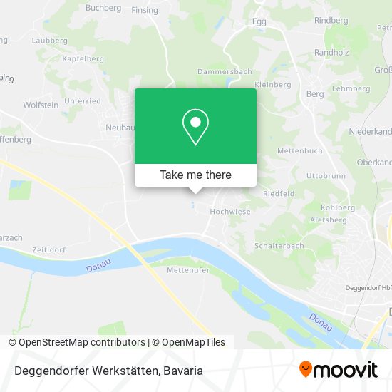 Deggendorfer Werkstätten map