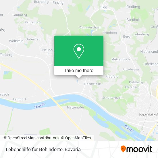 Lebenshilfe für Behinderte map
