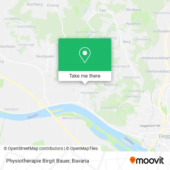 Карта Physiotherapie Birgit Bauer