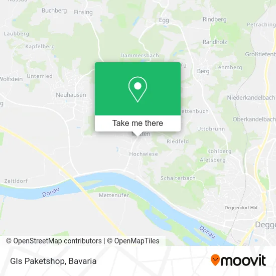 Карта Gls Paketshop