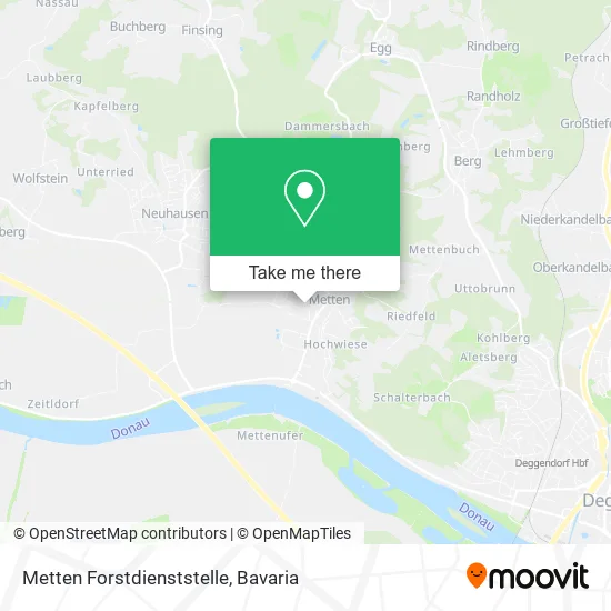 Карта Metten Forstdienststelle