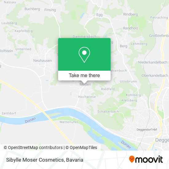 Sibylle Moser Cosmetics map