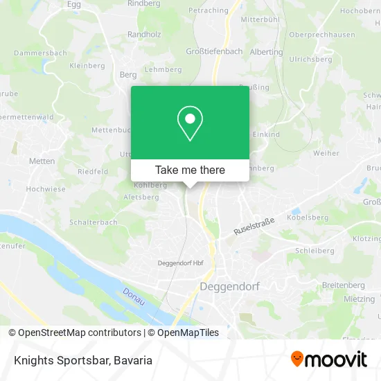 Карта Knights Sportsbar