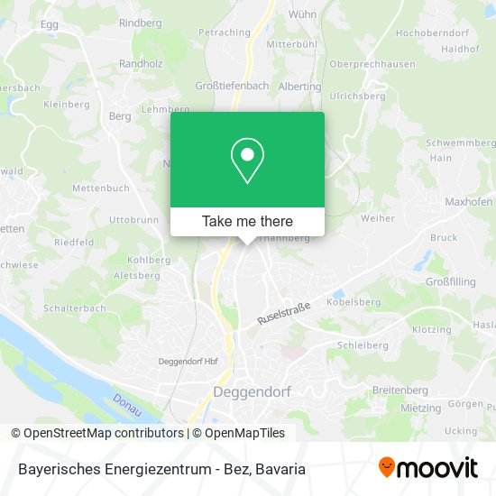 Bayerisches Energiezentrum - Bez map