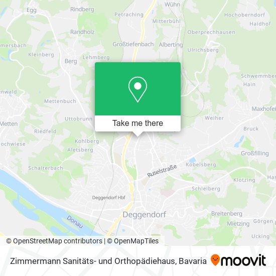 Zimmermann Sanitäts- und Orthopädiehaus map