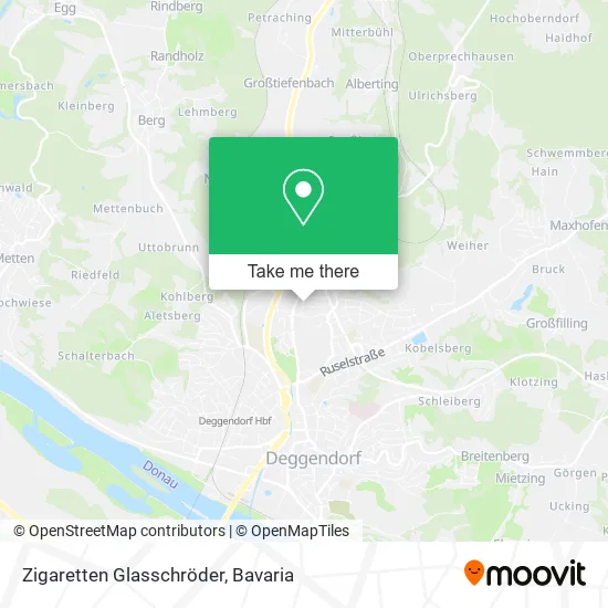 Карта Zigaretten Glasschröder